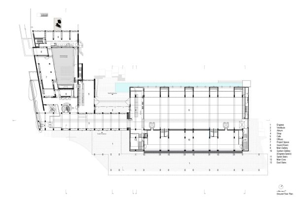 Engawa – Calouste Gulbenkian Foundation Southern Apex (©Kengo Kuma & Associates)