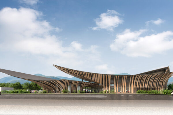 Roadside Station Aino Tsuchiyama | © Kengo Kuma & Associates