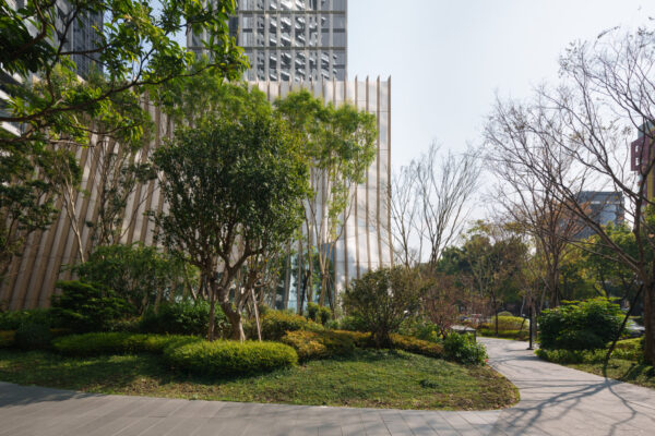 Church and Landscape, CMP Group Taichung Mixed-use Development (© YHLAA Photography)
