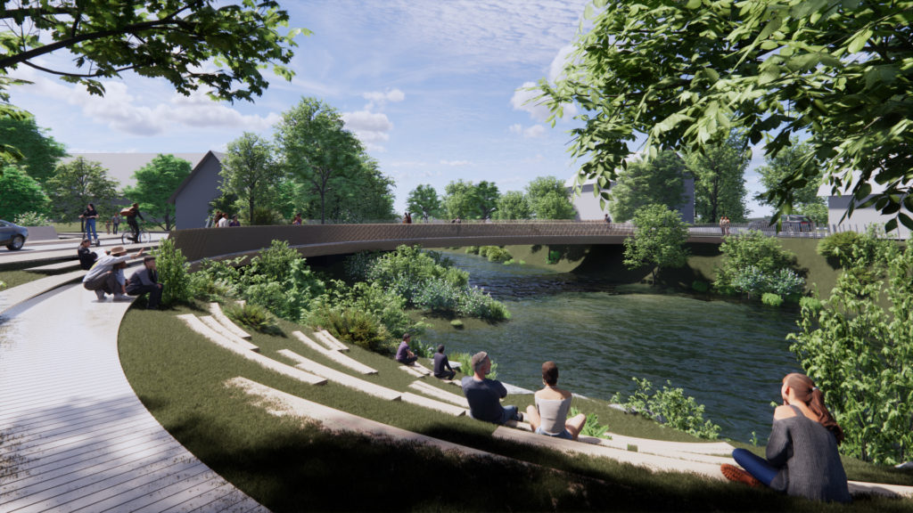 Wooden German Bridge Project | © Kengo Kuma & Associates