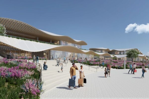 Ellinikon Riviera Galleria (© Kengo Kuma Associates)