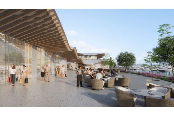 Ellinikon Riviera Galleria (© Kengo Kuma Associates)