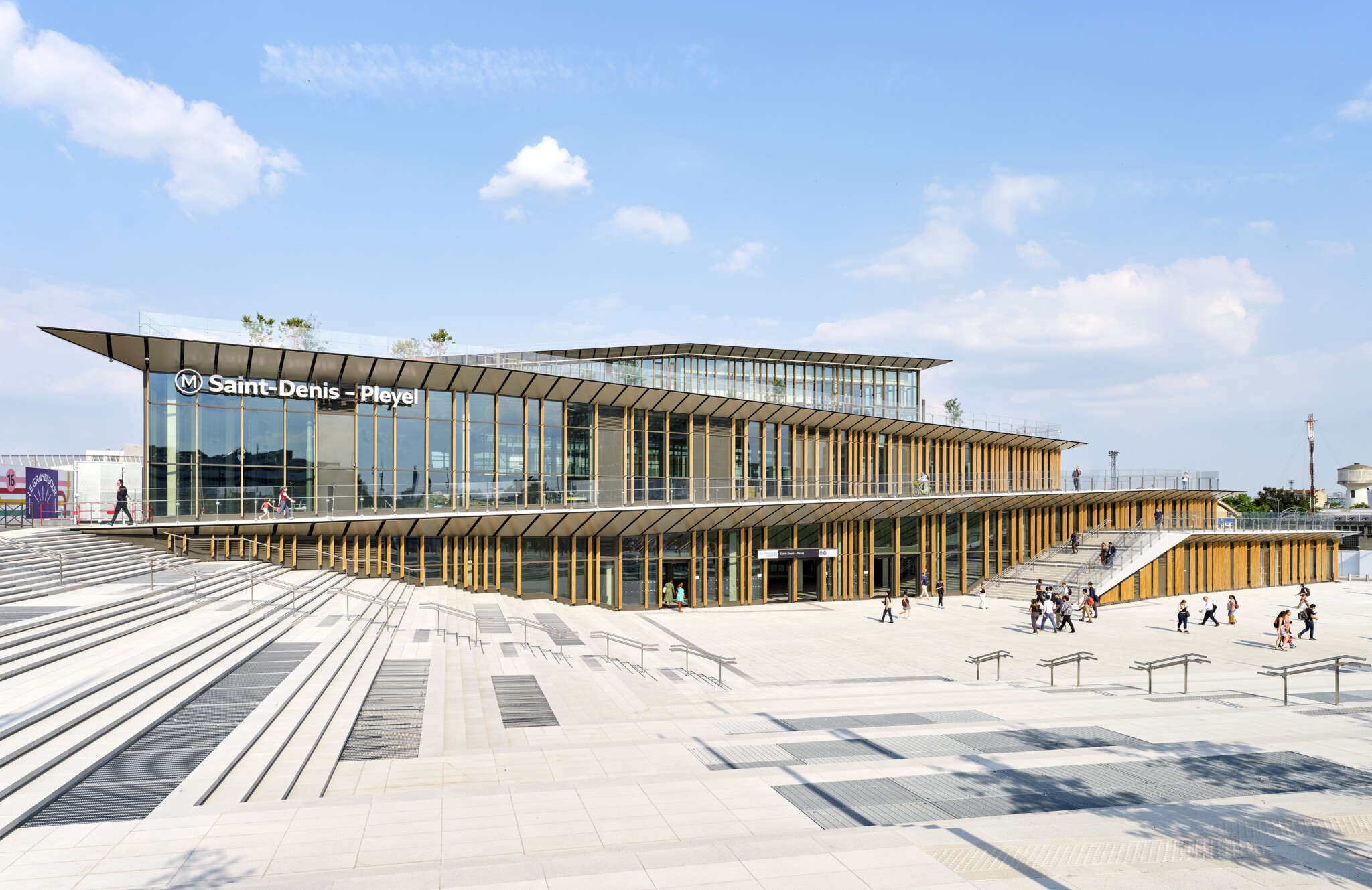 Saint Denis Pleyel Station | © Michel Denance
