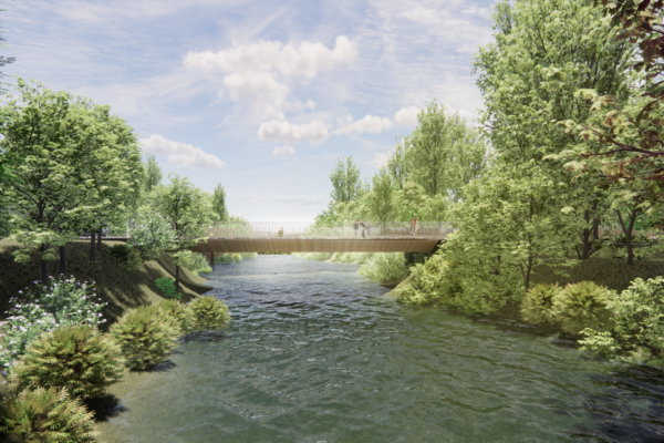 Wooden German Bridge Project (© Kengo Kuma & Associates)